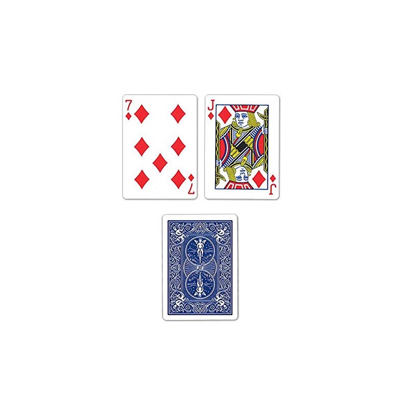 Playing Card Bicycle Rider Back Blue PC808B