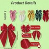 YVYAVGE 5 Pcs Silky Satin Bow Headband Set For Women