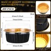 Gejoy 400 Pcs Aluminum Foil Baking Cups with Lids 5