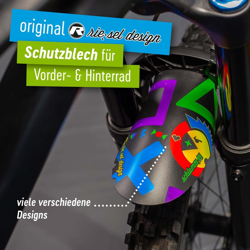 Riesel Design® 1x Mudguard - kol:OSS - XL MTB Mudguard