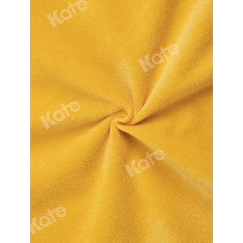 Kate Photography Backdrops 1.5x2.2m Pure Yewllow Photo Background Retro Solid