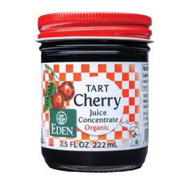 Eden Organic Montmorency Tart Cherry Juice Concentrate, 68 Brix, No Artificial or Refined Sugars, Michigan Cherries, 7.5 Fl Oz