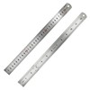 Dapetz ® 12" Stainless Steel Ruler Metal Rule Double Side
