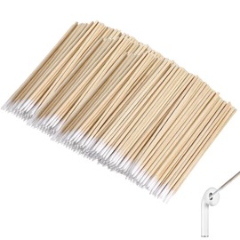 600 Stück Wattestäbchen Lang, Wattestäbchen Spitz Ohrenstäbchen Mit Spitzen für Präzisionsreinigung, Ohrstäbchen Rosenholzstäbchen Maniküre 7cm Länge für Augenbrauen Beauty Make-Up Nägel