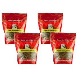(4 Pack) Happy Hen Treats Mealworm Frenzy, 30-Ounces each