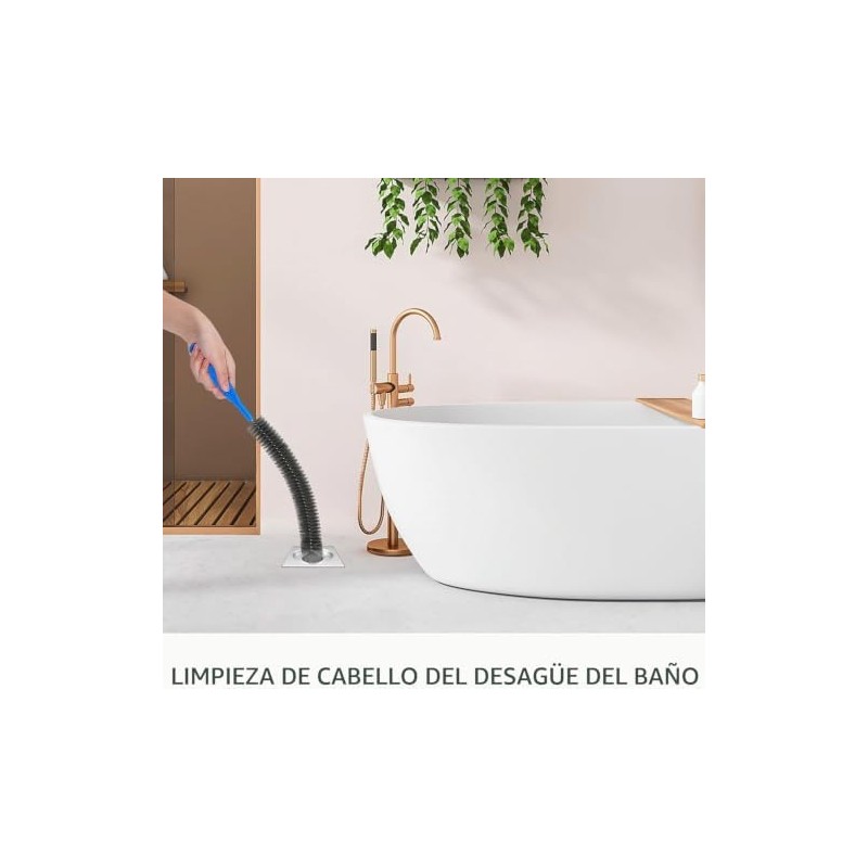 Cepillo de Drenaje MBJRFU D015 Flexible para Limpieza de Tuberías