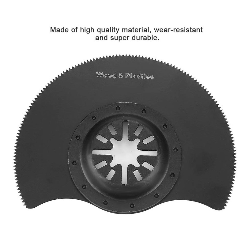 5pcs Semi-circular Oscillating Saw Blade，Diameter 88mm High-carbon Steel Multi Tool