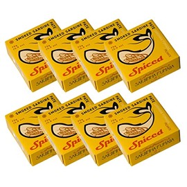 Portuguese Smoked Spiced Sardine Pate | B Vitamins, Omega-3 | Tinned Seafood by Ati Manel | 8 x 75g Cans