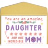 Qiliji Daughter Mother's Day Card, Funny Mother's Day Card for