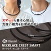 コラントッテ(Colantotte) ネックレス クレスト SMART (Mサイズ 約47cm, ブラック×ブラック)