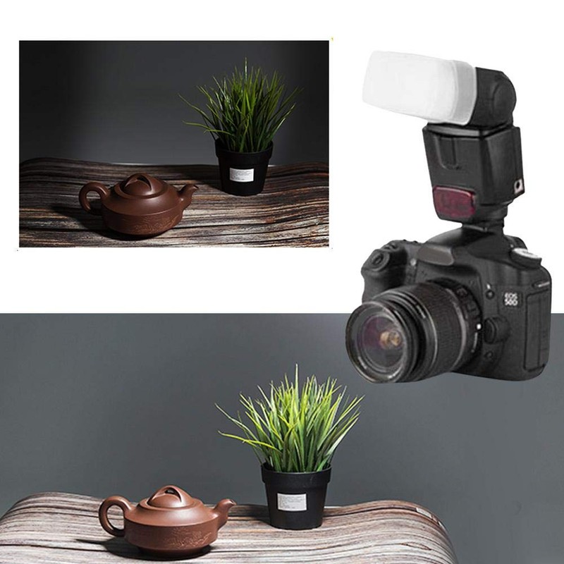 S erounder Flash Softbox Difusor, 3Pcs Mini cámara de Polietileno