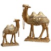Gold Brass Camel Figurine Small Statue Office Home Desk Decoration