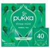 Pukka Herbs Three Mint Organic Herbal Tea Box - 40