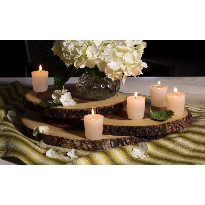 Lipper International Acacia Bark 3 Tier Swivel Server