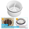 Hair Strainer + Immersion Pipe for Shower Drain Fitting Set,
