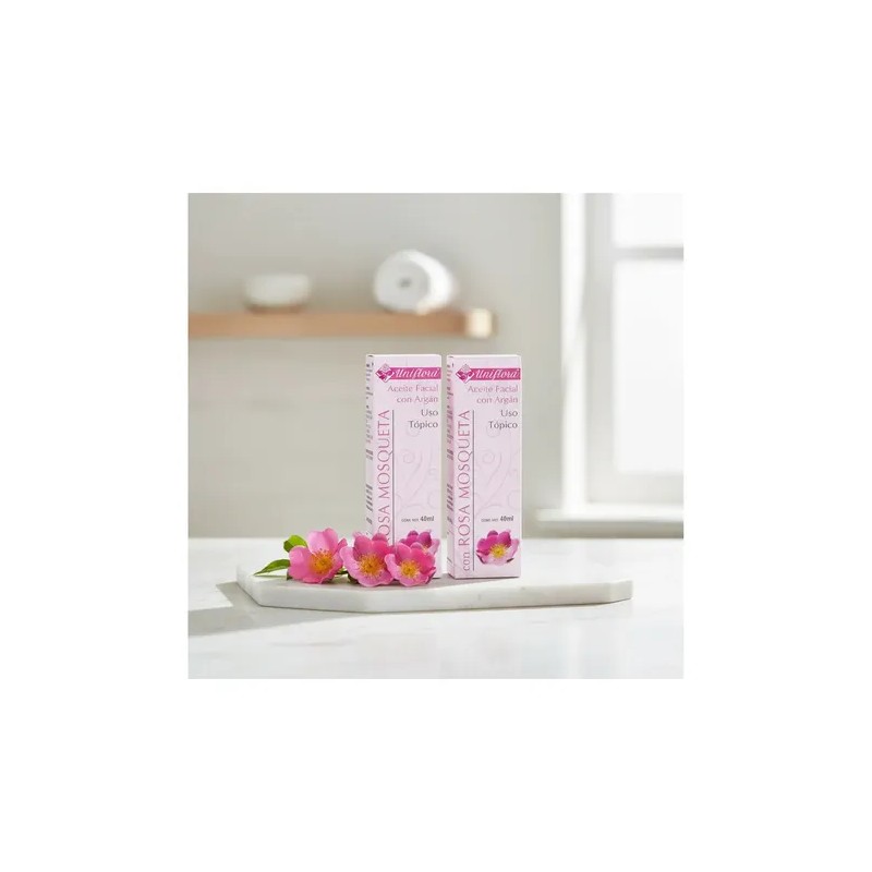 Aceite De Rosa Mosqueta Y Argán 100% Puro 40ml 2pack