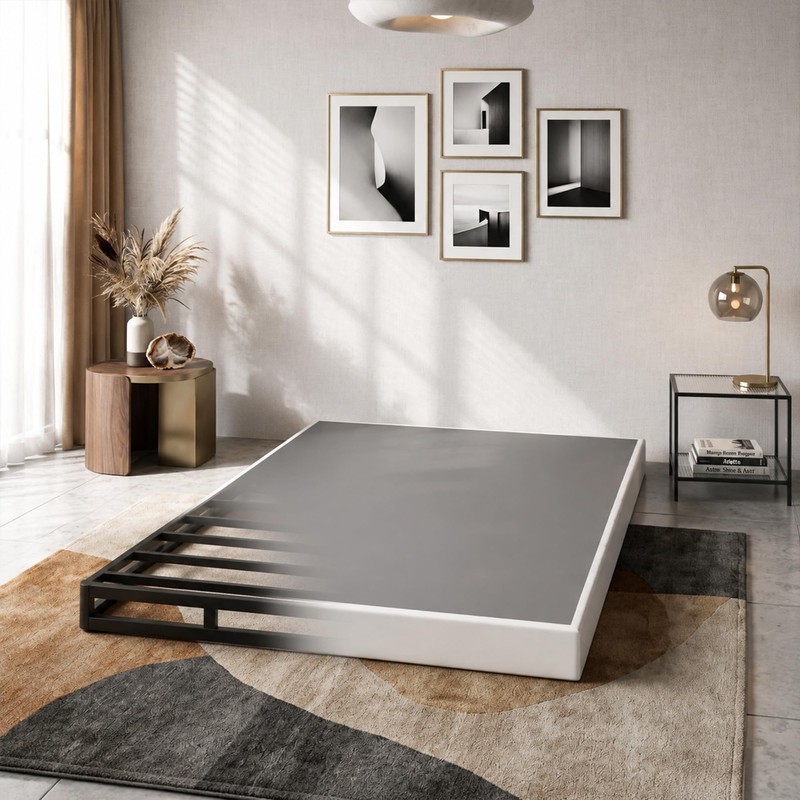 JWIFSEF King Size Box Spring 5 Inch Low Profile Mattress