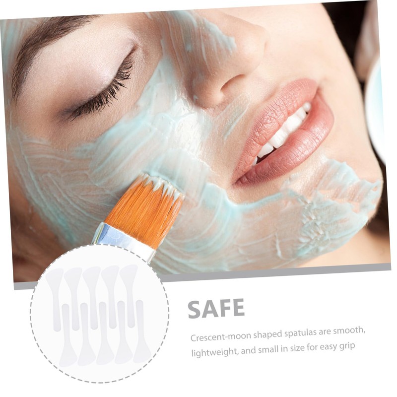 FOMIYES 80pcs Cosmetic Dispensers for Skin Care Application Spoons for