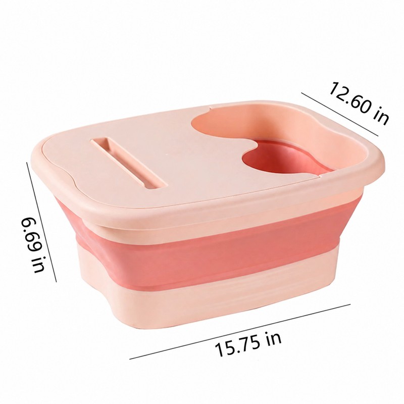 Foldable Foot Bath Basin for Home & Travel – Portable