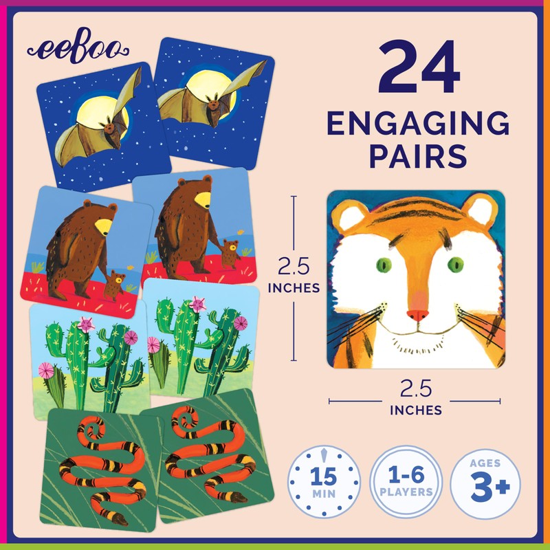eeBoo: Memory and Matching Game - Life on Earth- 24