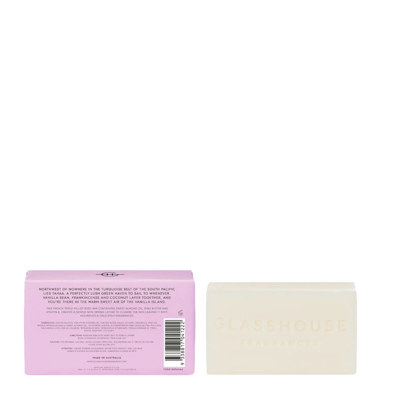 Glasshouse Fragrances A TAHAA AFFAIR Body Bar 180ml