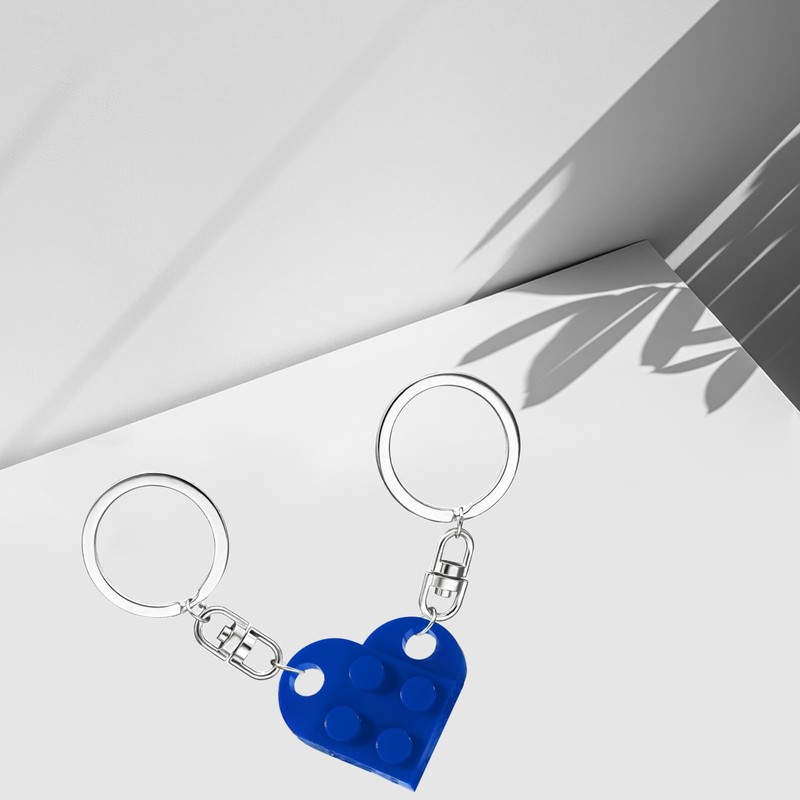 MPK ブリック マッチング カップル ハート キーチェーン ボーイフレンド ガールフレンド バレンタインデー 彼