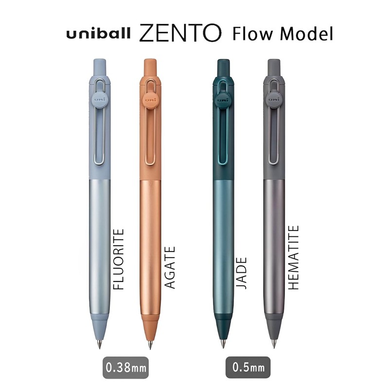 [Ballpoint Pen] Uni-Ball One ZENTO 0.5mm/Flow Jade Mitsubishi Pencil Back
