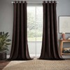 Royal Hotel Bedding Velvet Blackout Curtain Panels Top Grommet Heavyweight,