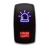 Strobe Lights Laser Etched 5-Pin Single Pole Single Throw Vertical
