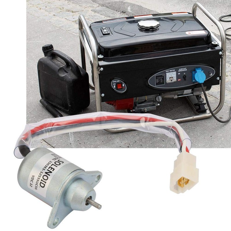 Solenoid Valve, 12V 1503ES-12S5SUC5S Diesel Fuel Engine Shut Off Stop