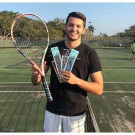 Alien Pros Tennis Racket Grip Tape (6 Grips) - Tack Moisture Feel Tennis Grip - Tennis Overgrip Tape, Tennis Racquet - Wrap Around Your Racket for High Performance (6 Grips)