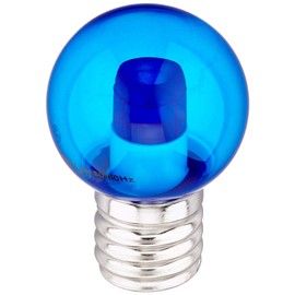 Ohm Electric LED Mini Ball Bulb (Decoration/1.2W/1lm/Clear Blue/G30/E17)