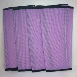 Sweetude Fly Boots for Horses, 4 Set Mesh Horse Fly Leggings Breathable Plastic  - Purple
