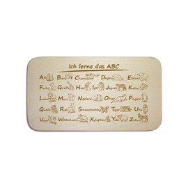 Breakfast Board 'ABC Alphabet' 22x12 cm – Back To School