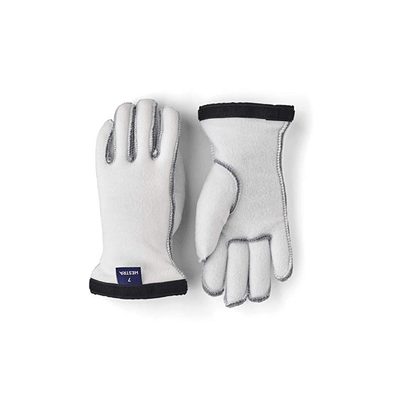 Hestra Heli Ski Liner 5-Finger Gloves Women White