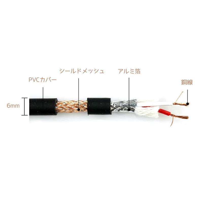 Canon Conversion Cable Microphone Cable, XLR Cable, XLR to Phone
