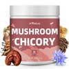 JUYIHEAL Mushroom Chicory, Mushroom Chicory Coffee 6 Mushrooms with Chicory
