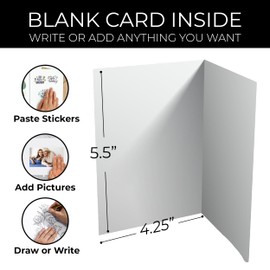 Modern Wit Funny New Years Cards - New Years cards 4.25 X 5.5 New Year Greeting Card With Envelope, Blank Inside - Happy New Year 2024 What Could Possibly Go Wrong