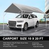 10' x 20' Canopy Replacement Cover for Carport, 220G Heavy