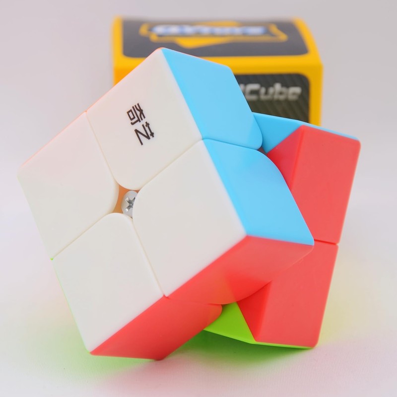 Bukefuno QY 2x2 Magic Cube Magic Puzzle 2x2x2 Cube Stickerless