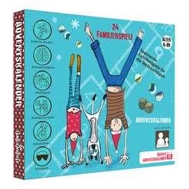 Advent Calendar 2024 Games for the Whole Family The 24 Best Family Games in Just One Box! With Illustrated Step-by-Step Instructions from 6 Years - German Edition