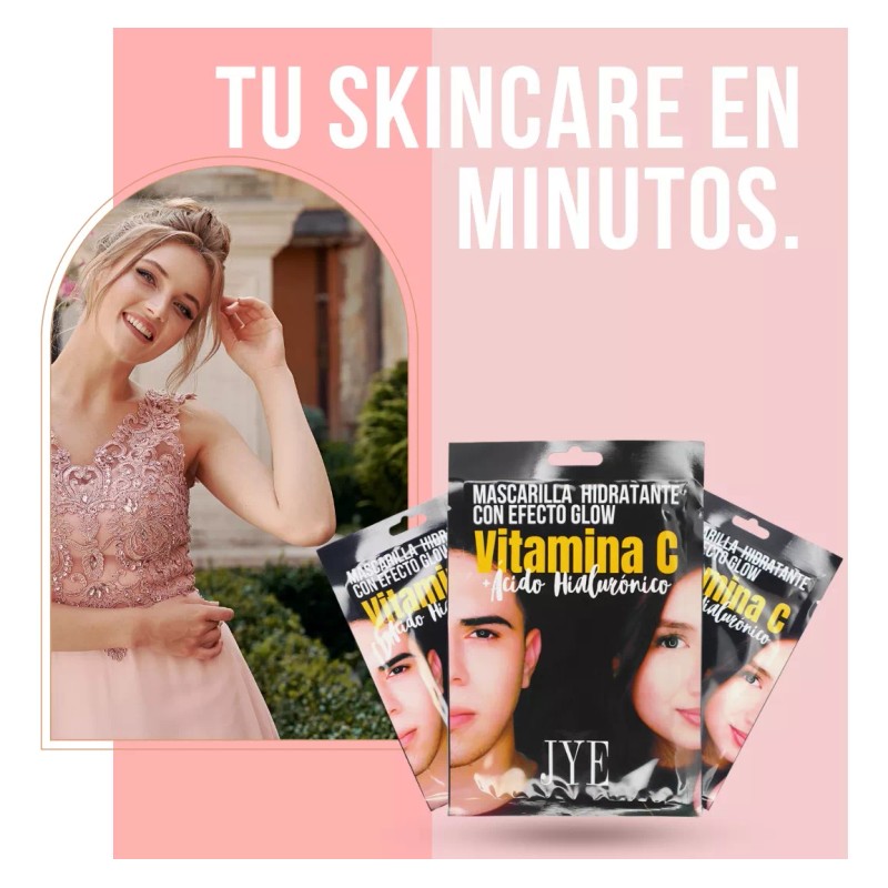 JYE Kit Mascarilla Jye Y Serum Vitamina C Jye Efecto