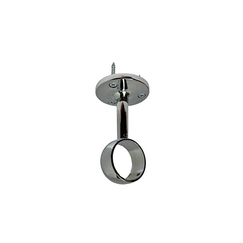Desunia Die-Cast Mid Hanger for Chrome Round Closet Rod |