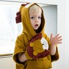 KIKADU Lion Face Cloth, Children's Wash Cloth with Animal Face