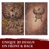 D&D Notebook - RPG Journal/Notebook with 3D Pink Phoenix Motif