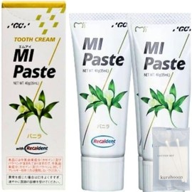 kurahooon Set of 2 GC MI Paste Vanilla 40g with kurahooon Cotton Set