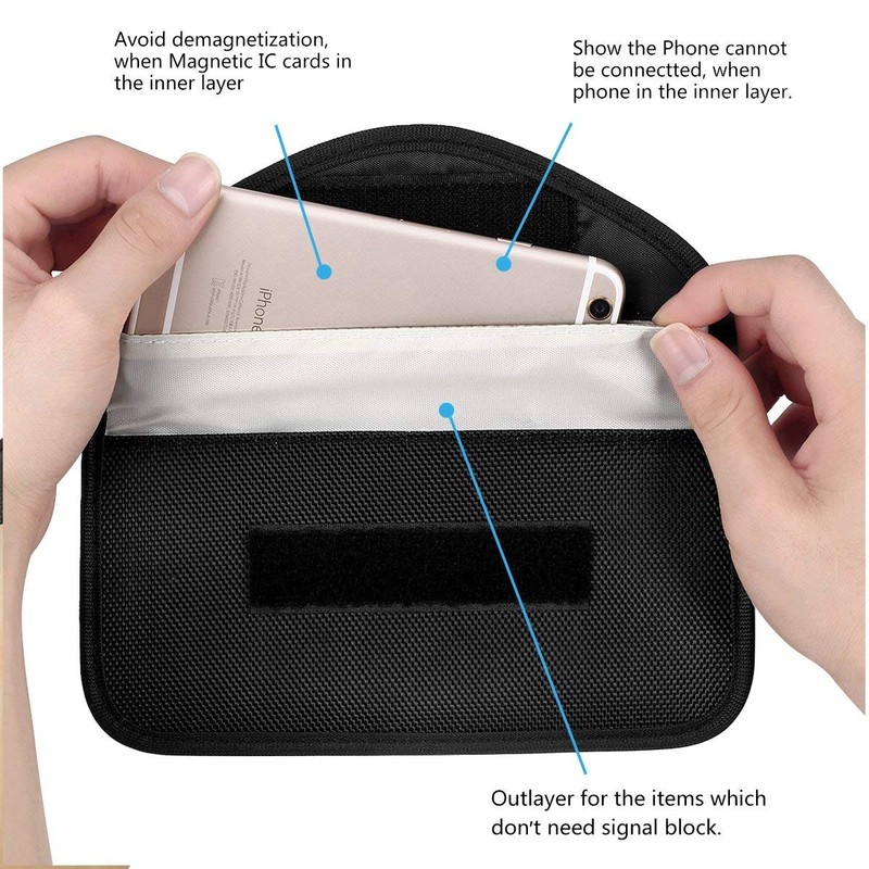 Newseego Faraday RFID RFID Key Fob Blocking Pocket Key Fob