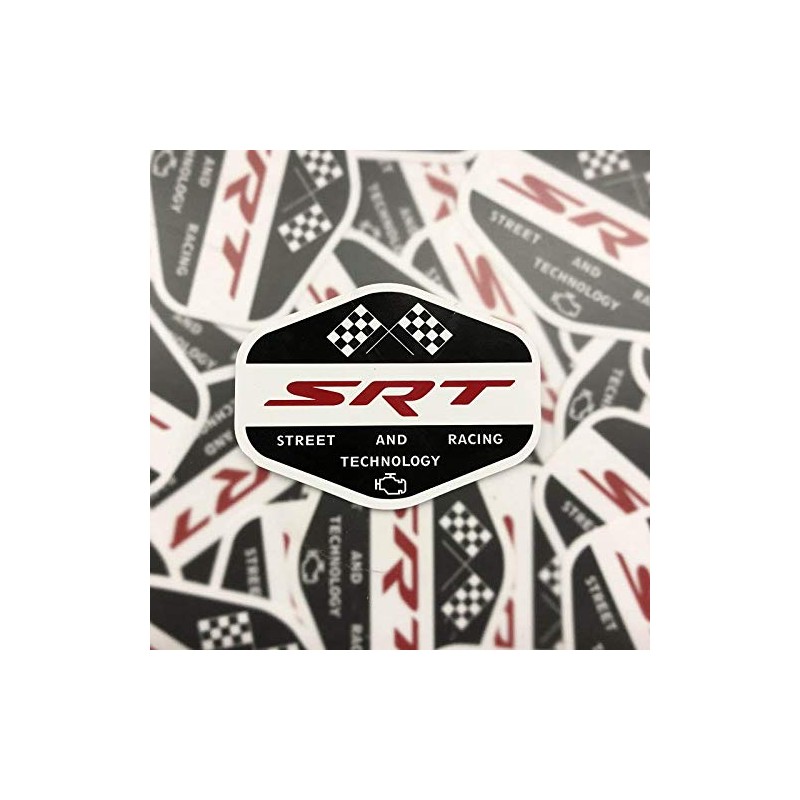 SRT Badge Decal | Premium Performance Logo Sticker | 4