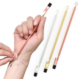 ChangWanna Bracelet Helper Tool 3Pcs - Pretty Bracelet Helper to Put on Yourself, Easy Jewelry Wearing Tool Aid Assistance, Metal Bracelet Buddy Fastening Helper Fastener Necklace Clasp Helper Elderly