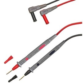 PeakTech 1 Pair of 120cm Multimeter Soft Cords - Safety Test Cable Kit, 1000V AC / DC, 10A, Cat III / IV, 1 Piece, TKS-8